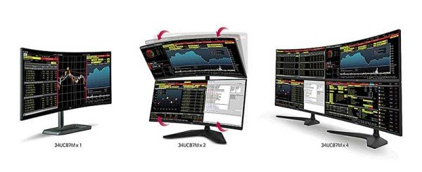 Az LG ívelt UltraWide monitor széles felhasználási lehetőségekkel rendelkezik Az LG ívelt UltraWide monitor széles felhasználási lehetőségekkel rendelkezik